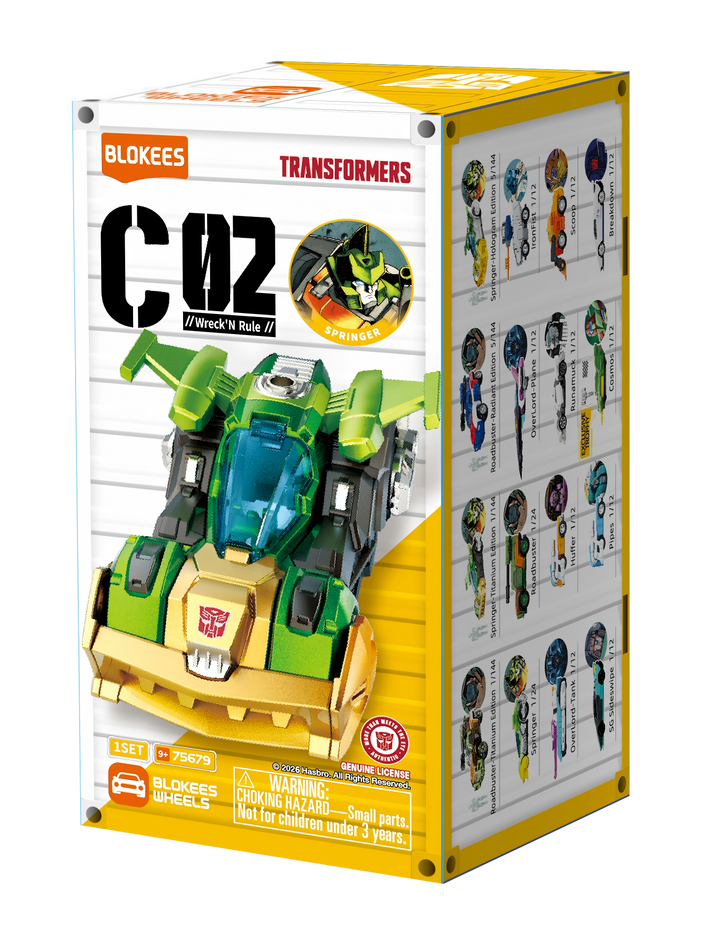 Blokees Wheels Transformers C02 Wreck'N Rule Blind Box [PRE-ORDER]