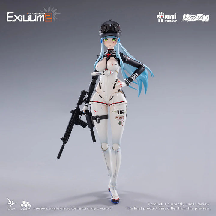 Animaster & 核金重构 - 1/12 Girls' Frontline 2 Klukai + Motorcycle (Model Kit) Set Of 2 [PRE-ORDER]