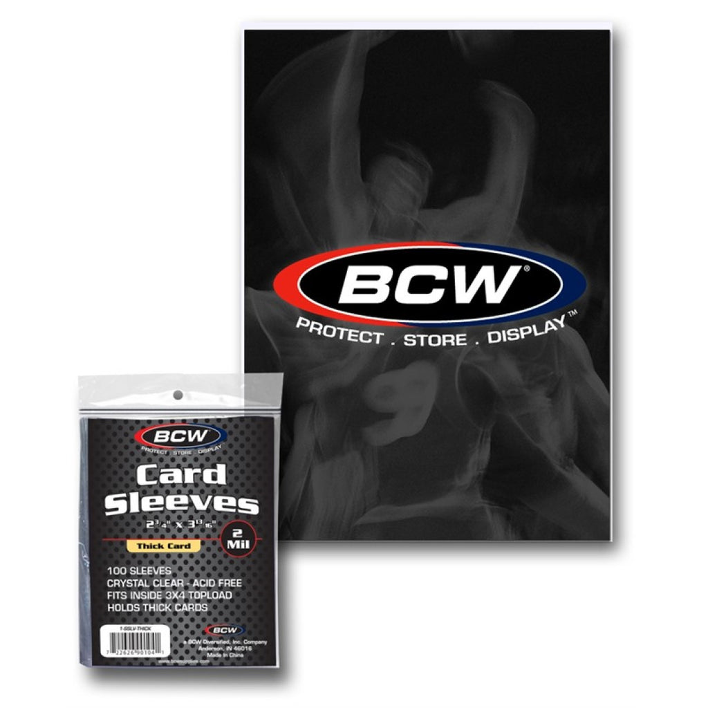card sleeves nz BCW - Penny Sleeves 100pc(Thick)