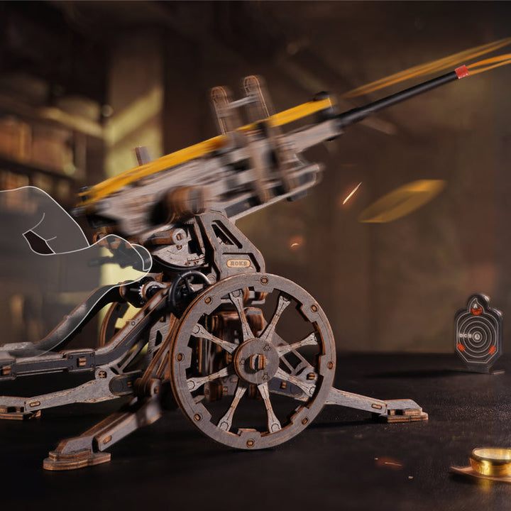 ROKR - Anti-aircraft Gun Wooden 3D Puzzle LQM01 [PRE-ORDER]