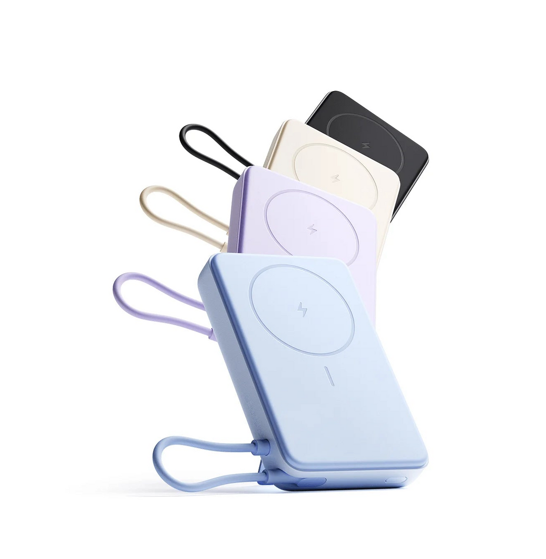 Xiaomi Magnetic Power Bank 10000 7.5w Integrated Cable with Built-in Stand 3C Certified