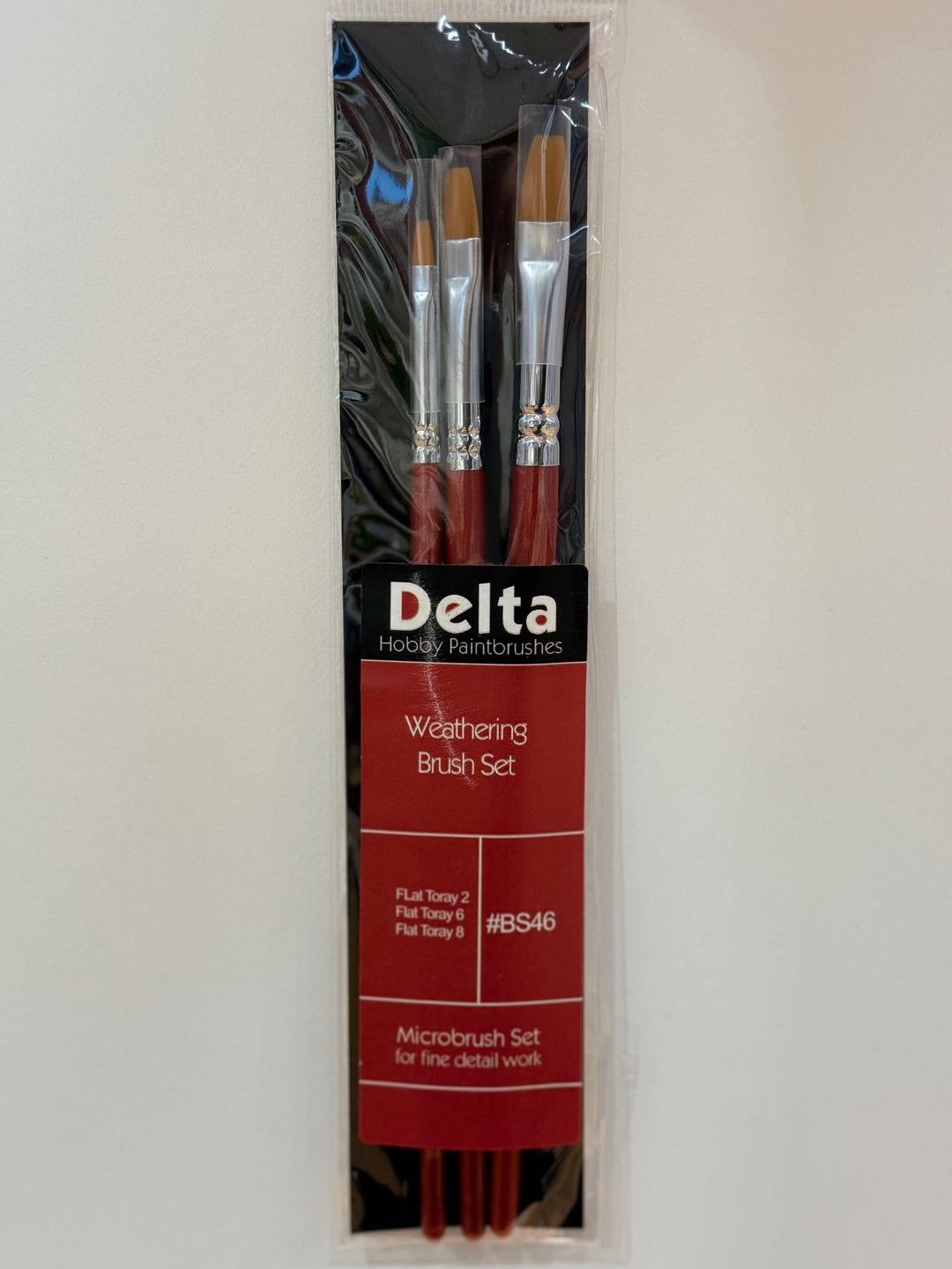 Delta Hobby Paint Brushes - Weathering Brush Set BS46