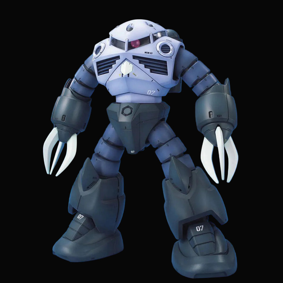 Gundam 1/100 MG MSM-07 Z'Gok Mass Production Type front three-quarter view