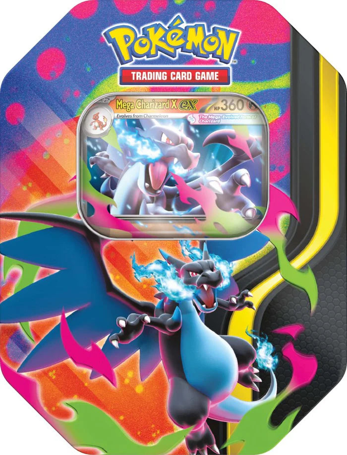 Pokemon TCG - Mega Evolution Mega Charizard Tin [PRE-ORDER]