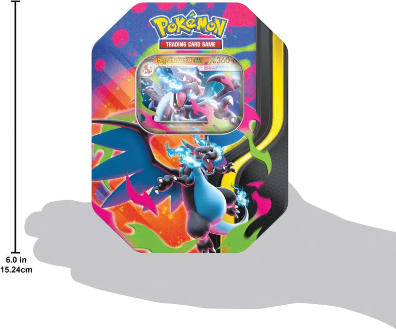 Pokemon TCG - Mega Evolution Mega Charizard Tin [PRE-ORDER]