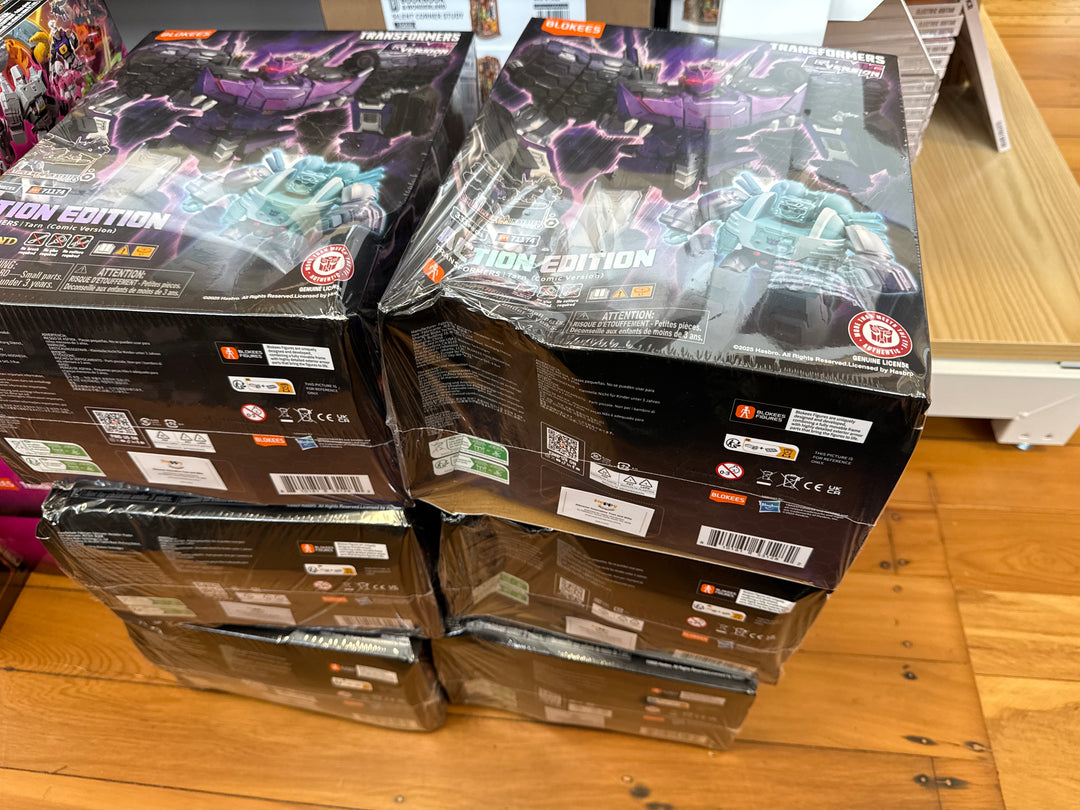 Blokees Transformers 05 Tarn Comic Version 20cm Luminous Eyes & Chest AE05 Model Kit Box Damage