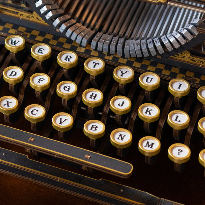 ROKR  Mechanical Typewriter Wooden 3D Puzzle LK703B (Classic Version) [PRE-ORDER]