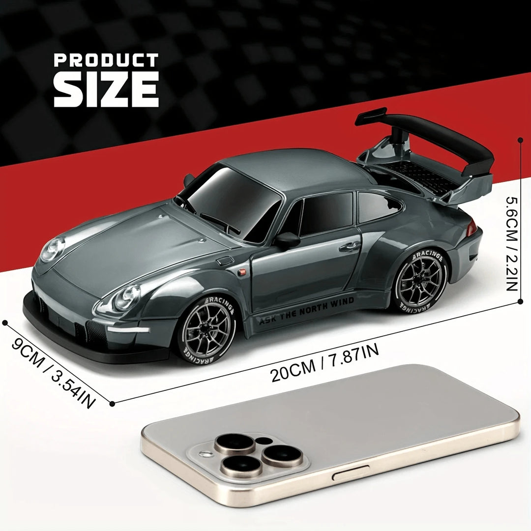 Remote Control Drifting Car - 1:24 Multicolored RC Car With LED Lights