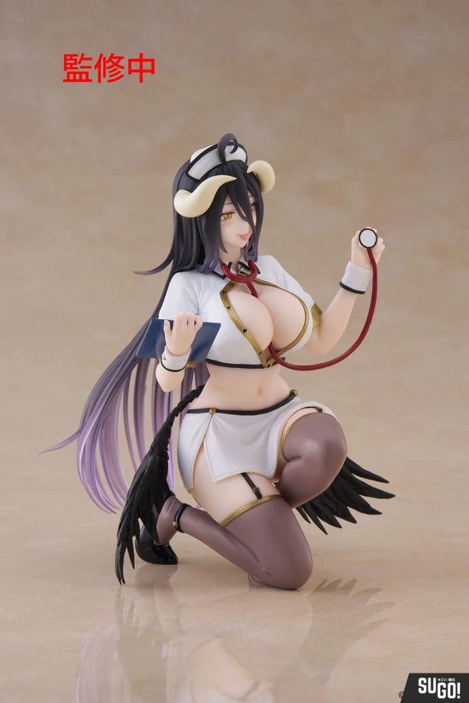 Taito - Overlord - Desktop Cute Figure Albedo (Nurse Version)