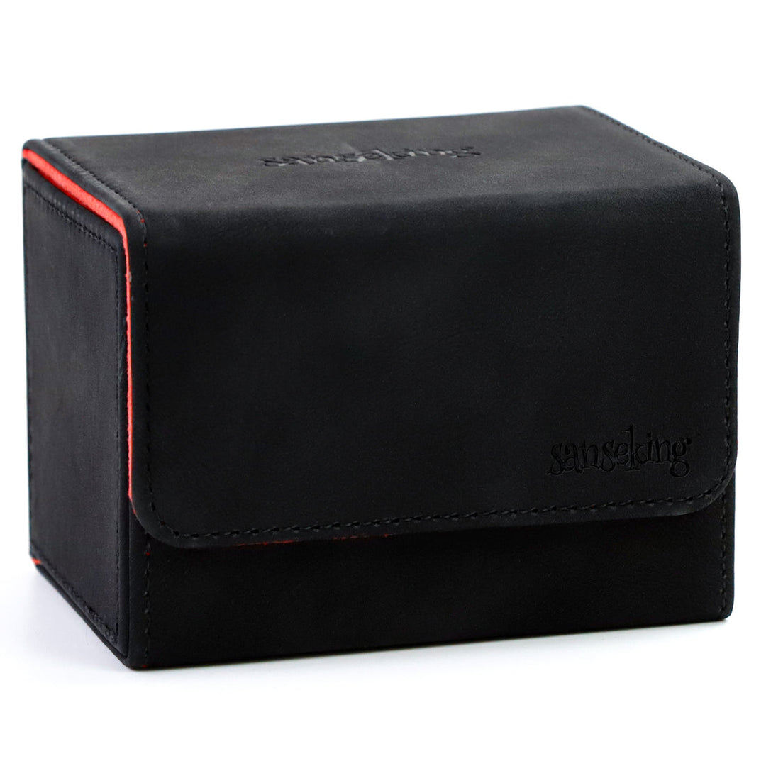 Sanseking - PU Deck Box for TCG (Horizontal,Black)