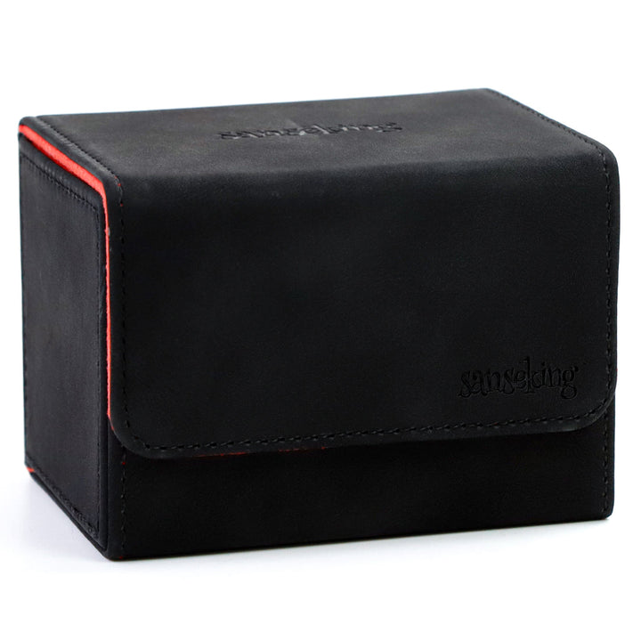 Sanseking - PU Deck Box for TCG (Horizontal,Black)