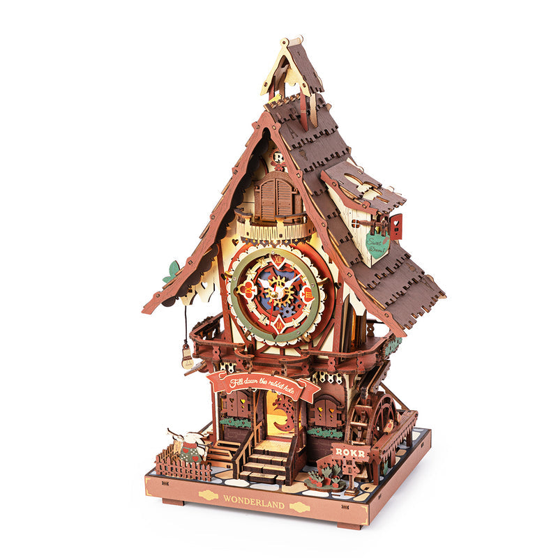 ROKR Cuckoo Clock Mechanical 3D Wooden Puzzle LC901C
