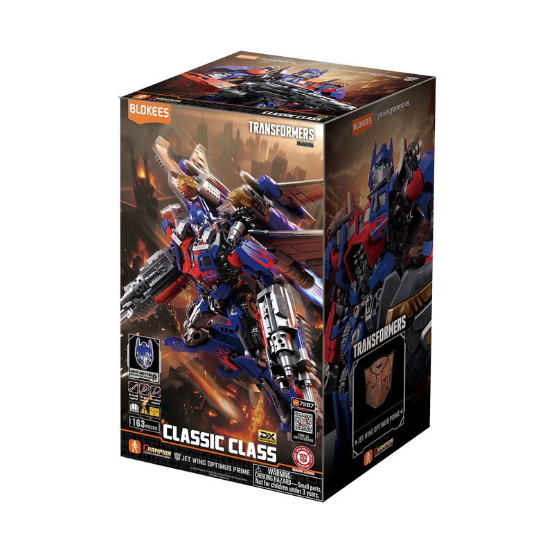 Blokees Transformers Jet Wing Optimus Prime 21 Model Kit Classic Class 21 Luminous Eyes & Chest [PRE-ORDER]