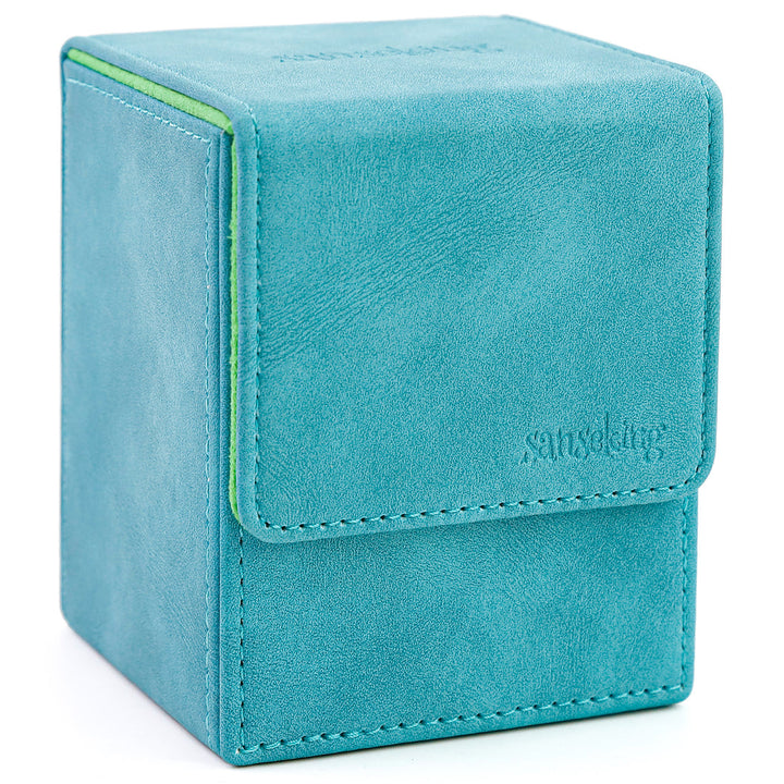 Sanseking - PU Deck Box for TCG (Vertical,Cyan)