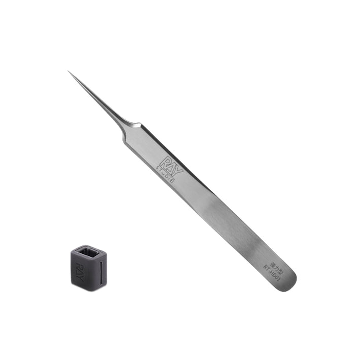Ray Studio RT-HD01 (Straight Tip) Stainless Steel Precision Tweezers