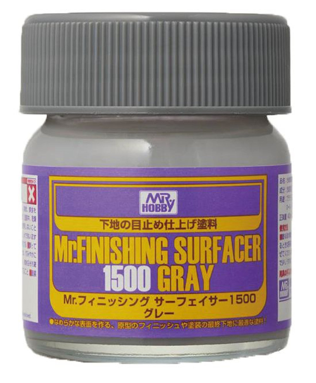 MR HOBBY - GSI Creos Mr. Finishing Surfacer 1500 Gray 40ml SF289