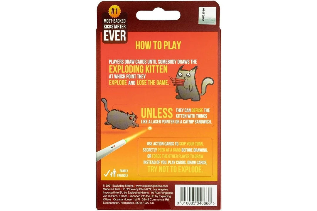 Exploding Kittens 2 Player Edition Card Game
