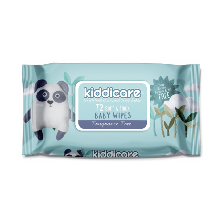 Kiddicare - Baby Wipes Fragrance Free 12 Value Pack (12*72s)