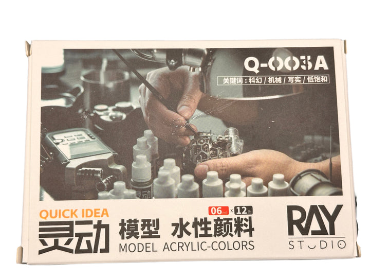 Ray Studio Water Based Acrylic-Colors Model Paint