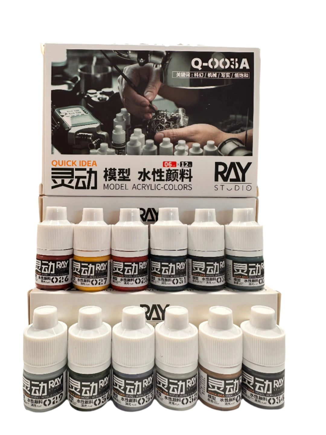 Ray Studio Water Based Acrylic-Colors Model Paint