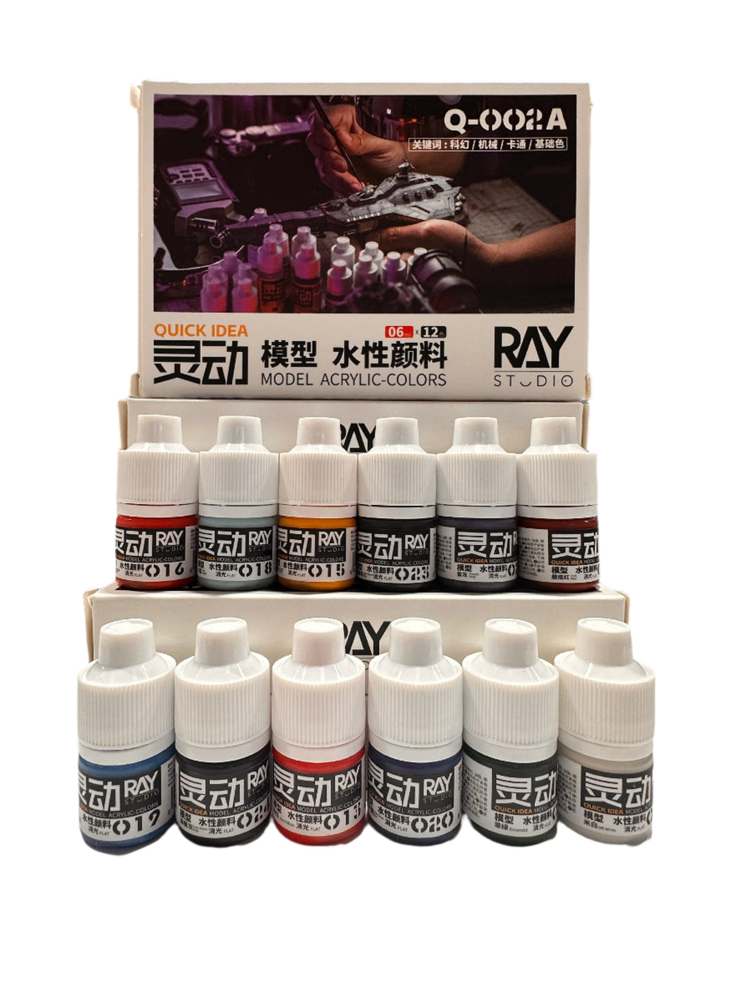 Ray Studio Water Based Acrylic-Colors Model Paint