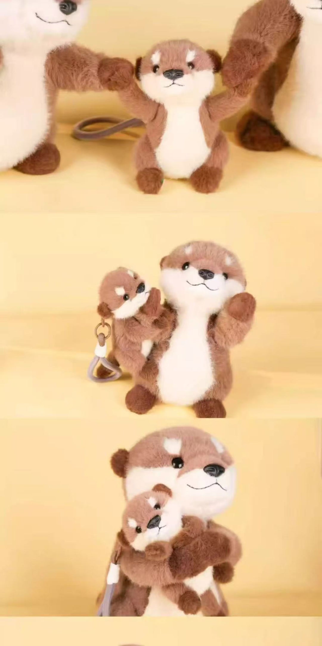 Cuddly Otter Plush Magnet Hand