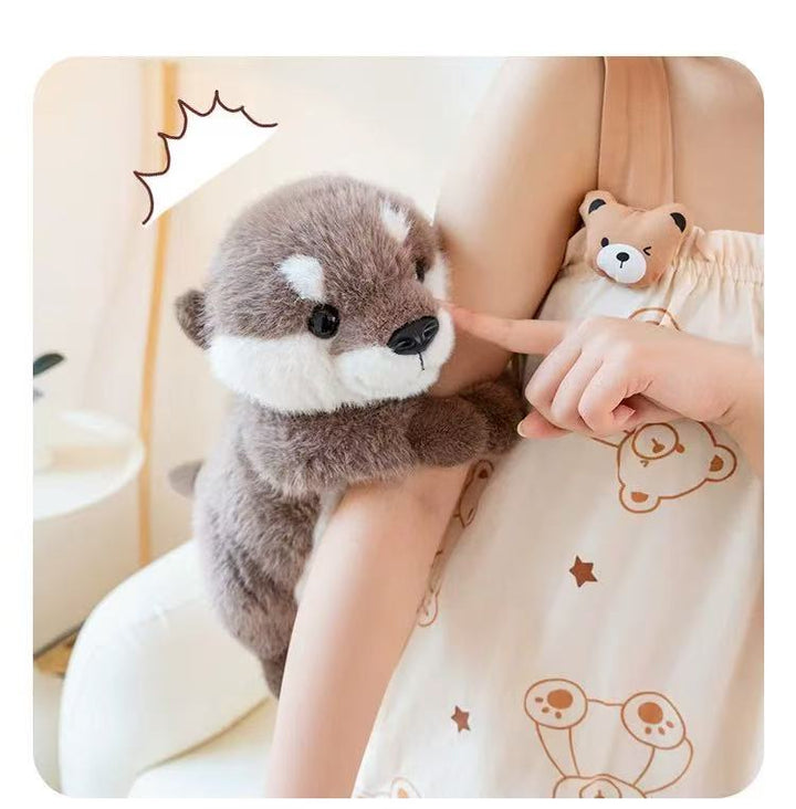 Cuddly Otter Plush Magnet Hand