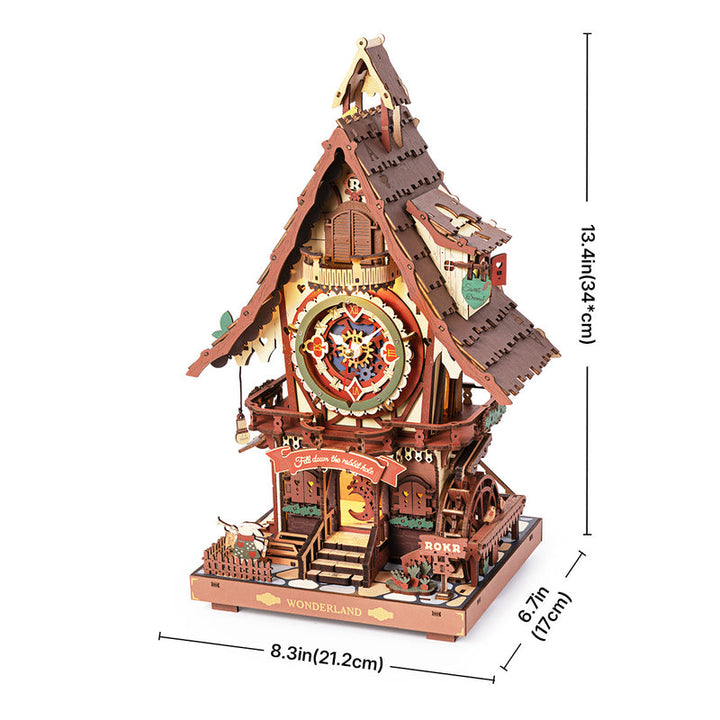 ROKR Cuckoo Clock Mechanical 3D Wooden Puzzle LC901C