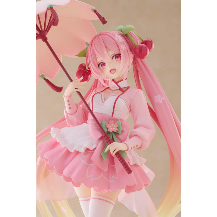 Taito - Sakura Miku AMP+ Sakura Dress Version Figurine