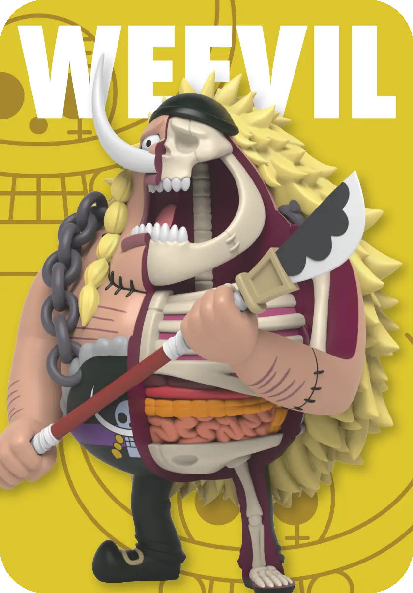 Mighty Jaxx - One Piece Freeny's Hidden Dissectibles (Warlords Edition) Blind Box