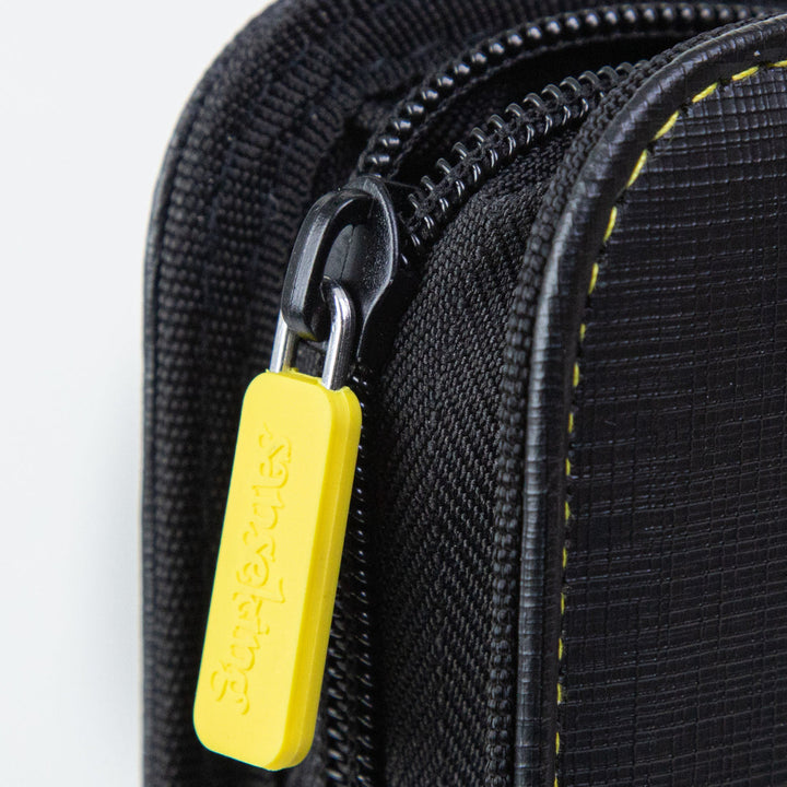Sanseking - Black Grid 9 Pocket PU Binder with Waffle Pages