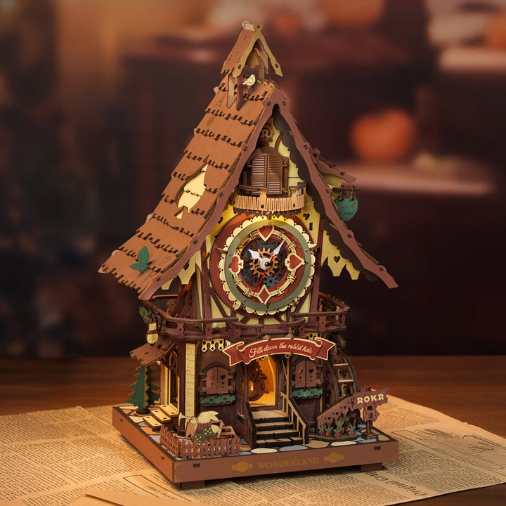 ROKR Cuckoo Clock Mechanical 3D Wooden Puzzle LC901C