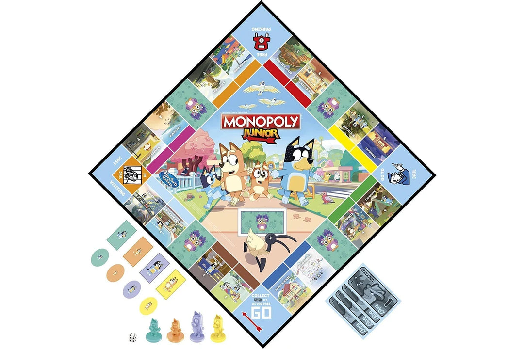 Monopoly - Junior Edition Board Game Bluey