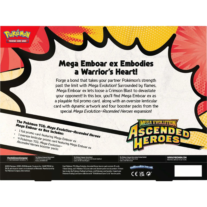 Pokemon TCG - Mega Evolution Ascended Heroes ex Box