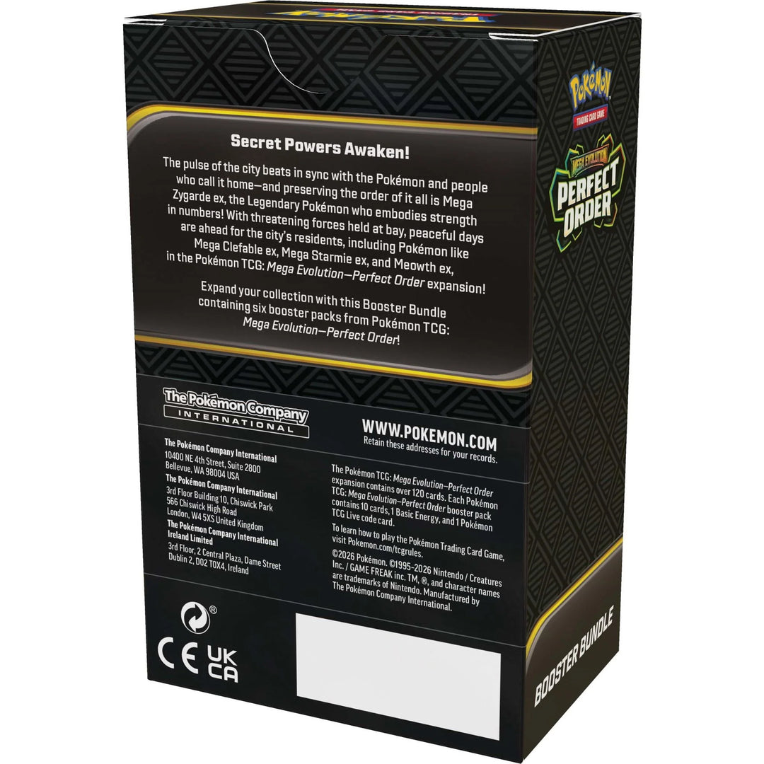 Pokemon TCG - Mega Evolution Perfect Order  Booster Bundle