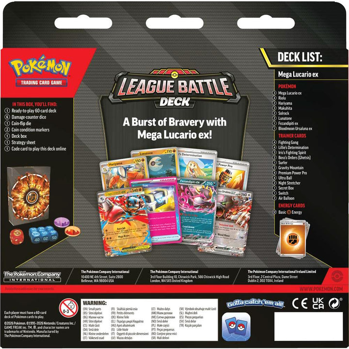 Pokemon TCG - Mega Lucario ex League Battle Deck