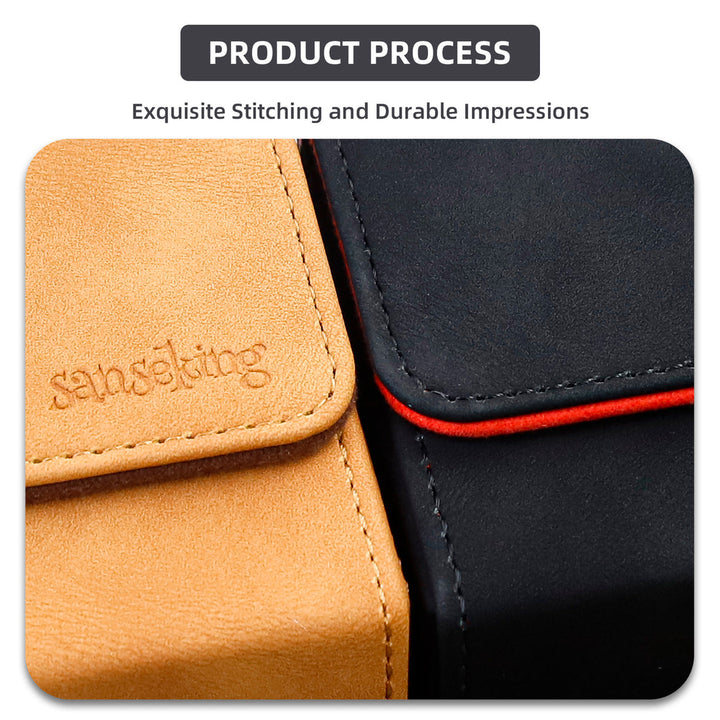 Sanseking - PU Deck Box for TCG (Horizontal,Black)