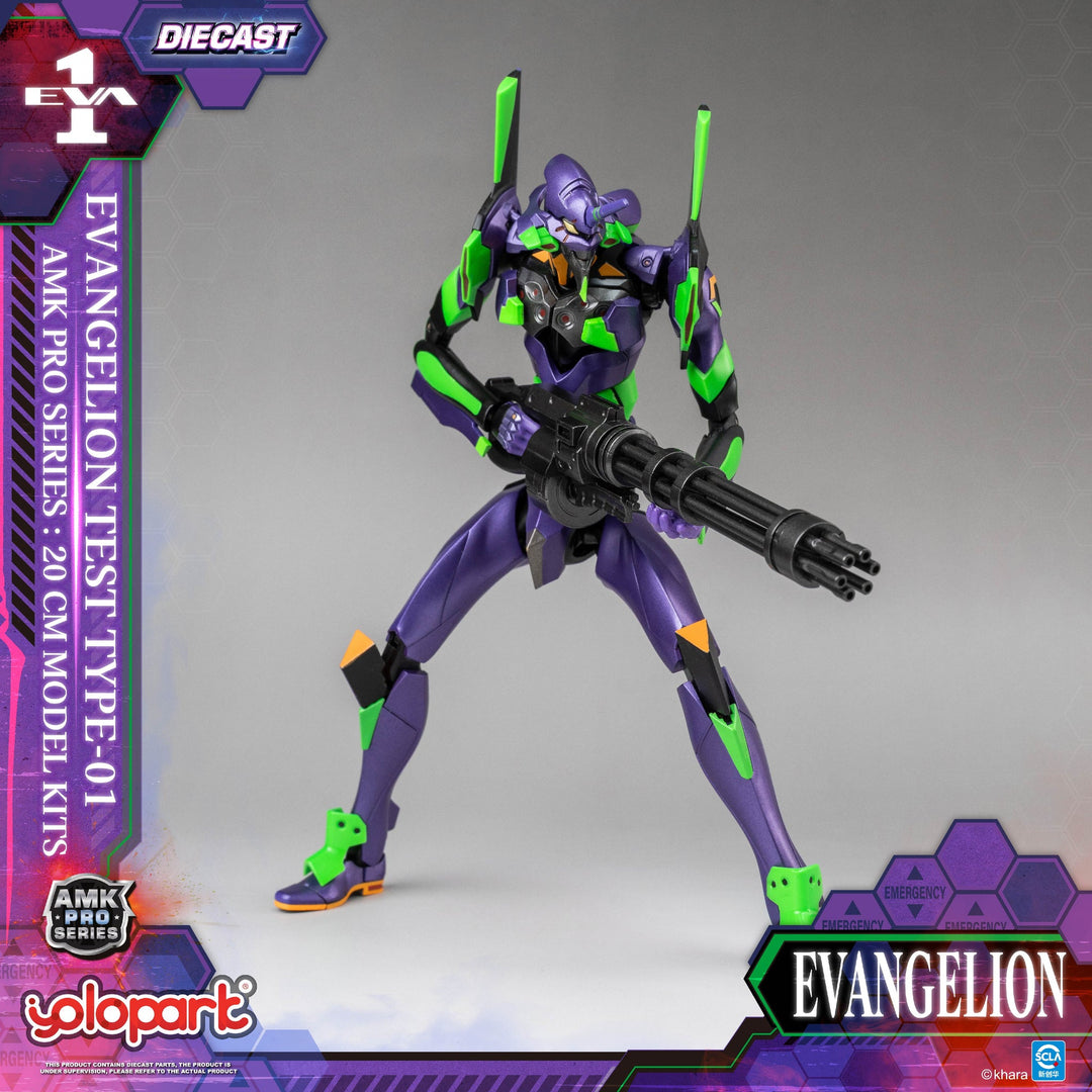 YOLOPARK - Evangelion AMK PRO Series EVA-01 TEST TYPE Model Kit