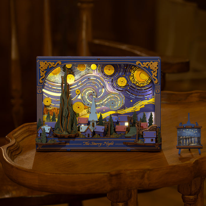 Rowood The Starry Night Wall Art 3D Wooden Puzzle TH003