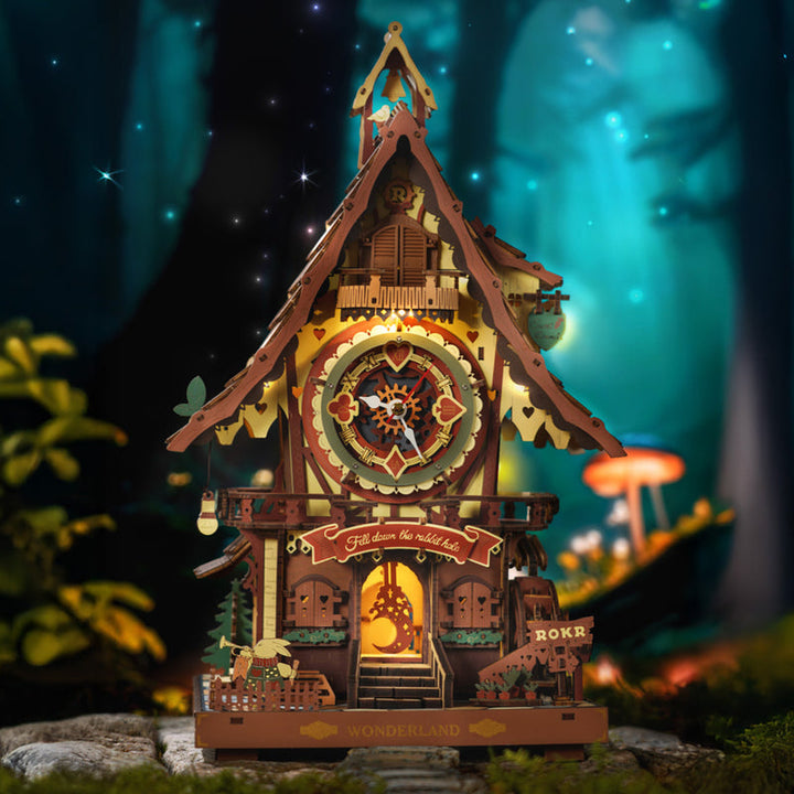 ROKR Cuckoo Clock Mechanical 3D Wooden Puzzle LC901C