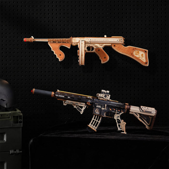 ROKR M416 Carbine 3D Wooden Puzzle LQB02