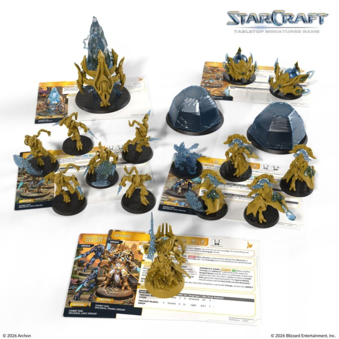 Starcraft Miniatures Games: Protoss Starters Set Founders Edition [PRE-ORDER]