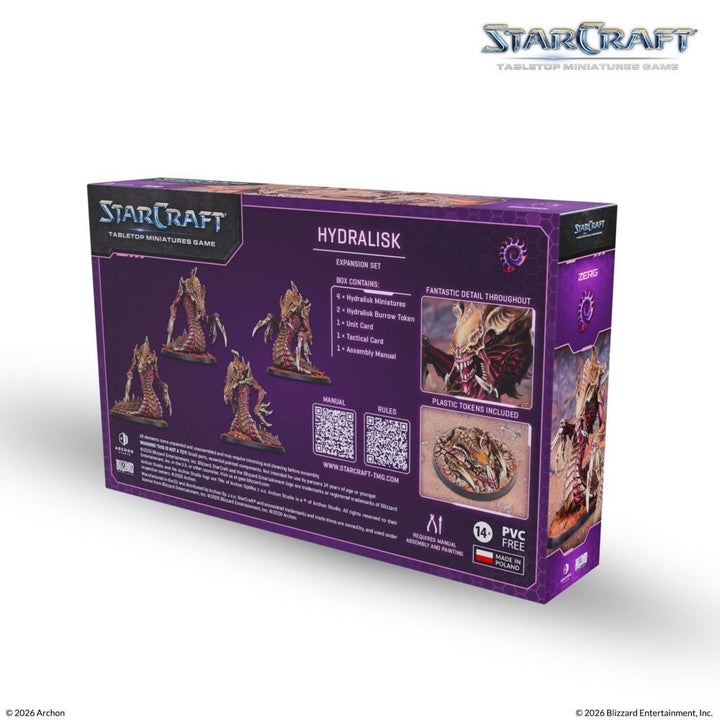 Starcraft Miniatures Games: Zerg - Hydralisk - Expansion Set [PRE-ORDER]