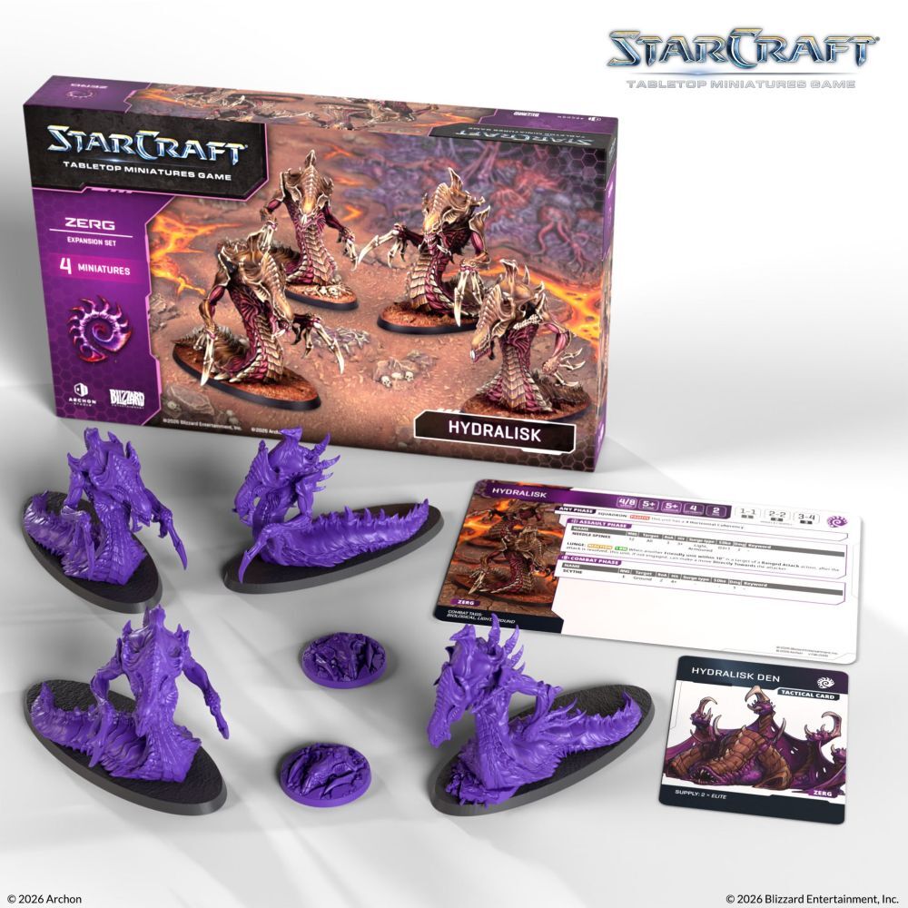 Starcraft Miniatures Games: Zerg - Hydralisk - Expansion Set [PRE-ORDER]