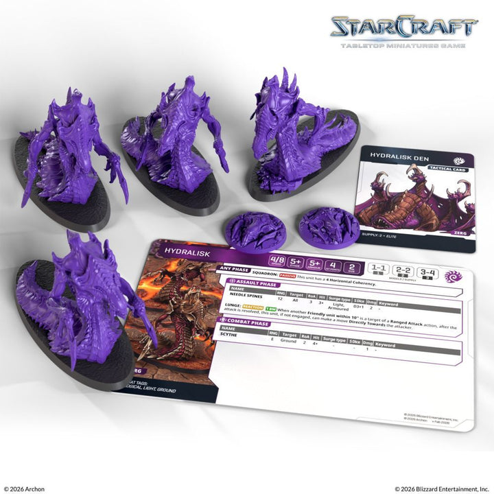 Starcraft Miniatures Games: Zerg - Hydralisk - Expansion Set [PRE-ORDER]