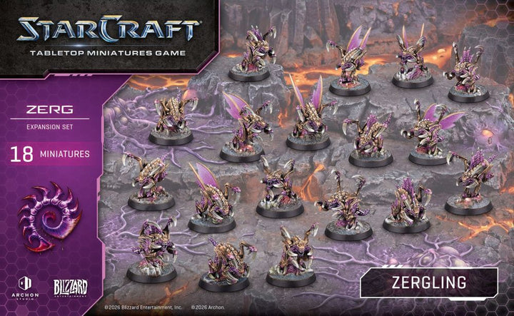 Starcraft Miniatures Games: Zerg - Zergling - Expansion Set [PRE-ORDER]