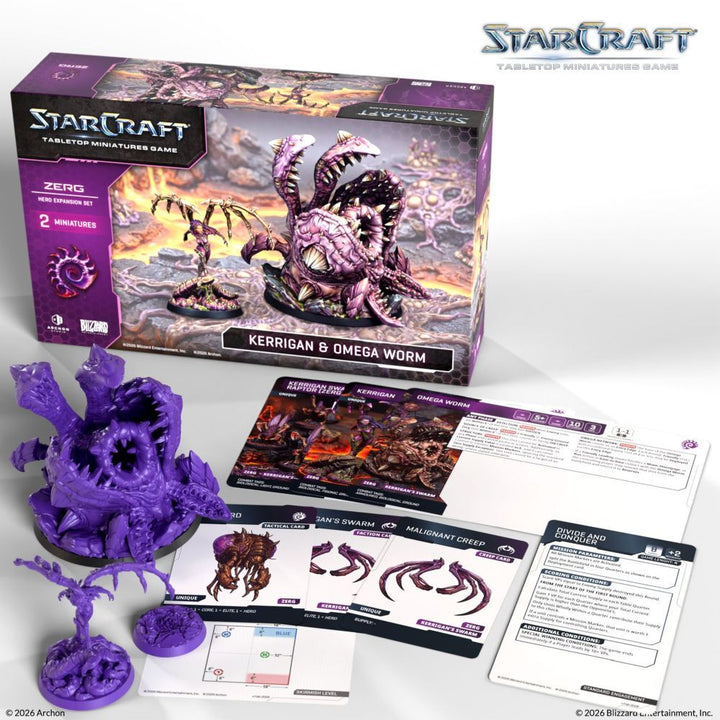 Starcraft Miniatures Games: Zerg - Kerrigan (Primal Kerrigan) - Hero Expansion Set [PRE-ORDER]