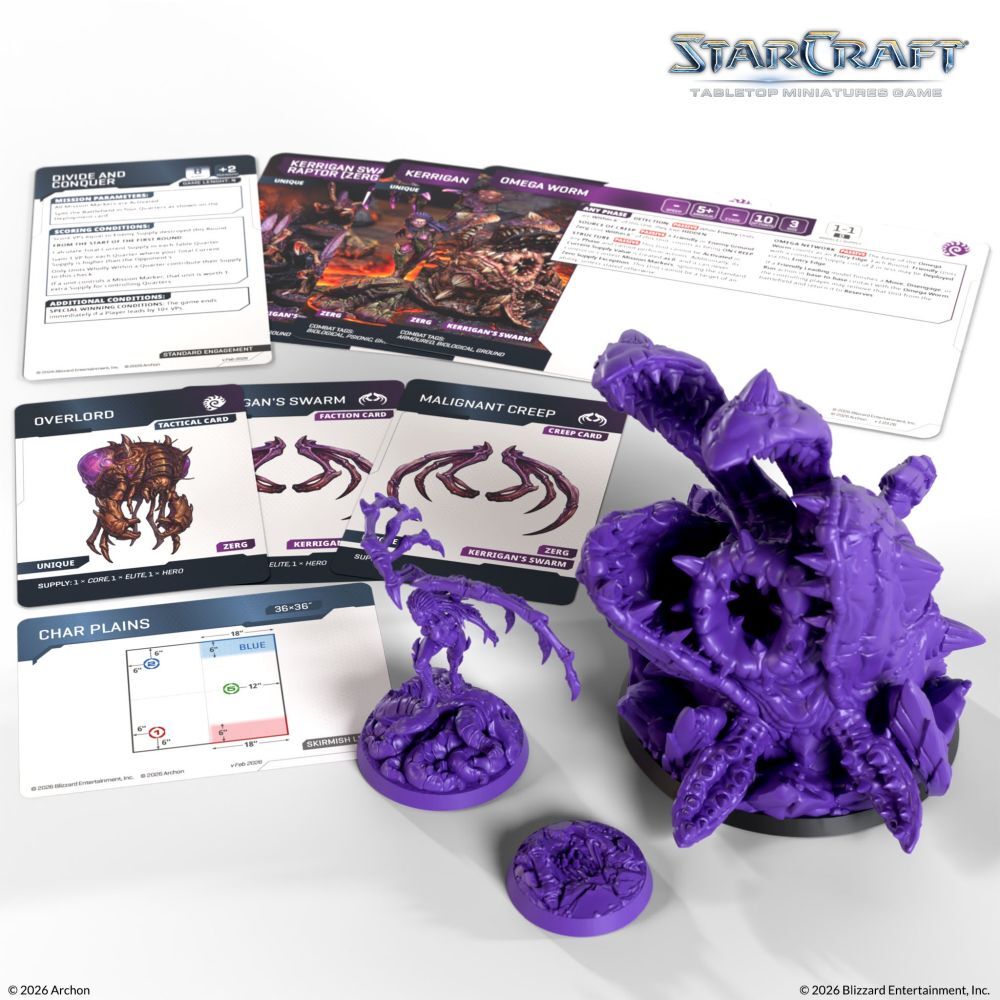Starcraft Miniatures Games: Zerg - Kerrigan (Primal Kerrigan) - Hero Expansion Set [PRE-ORDER]