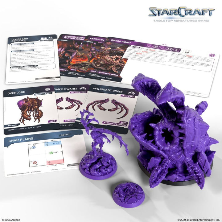 Starcraft Miniatures Games: Zerg - Kerrigan (Primal Kerrigan) - Hero Expansion Set [PRE-ORDER]