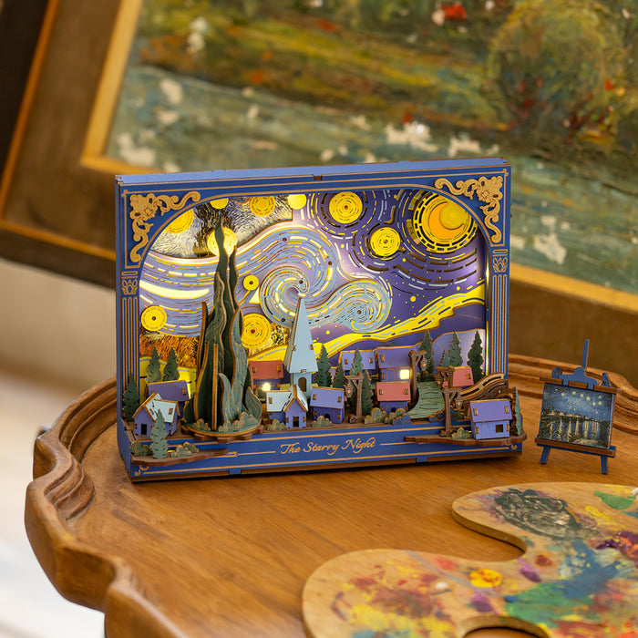 Rowood The Starry Night Wall Art 3D Wooden Puzzle TH003